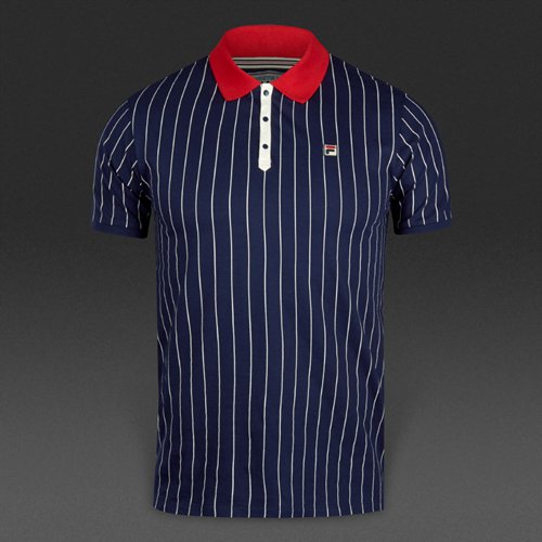 FILA BB1 Polo Shirt Peacoat / Gardenia / Chinese Red for Men